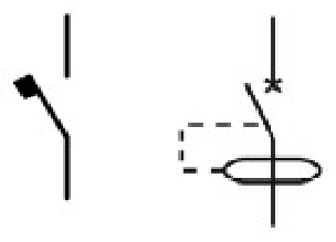 Disjoncteur : symbole général
