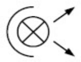 Projecteur à faisceau divergent